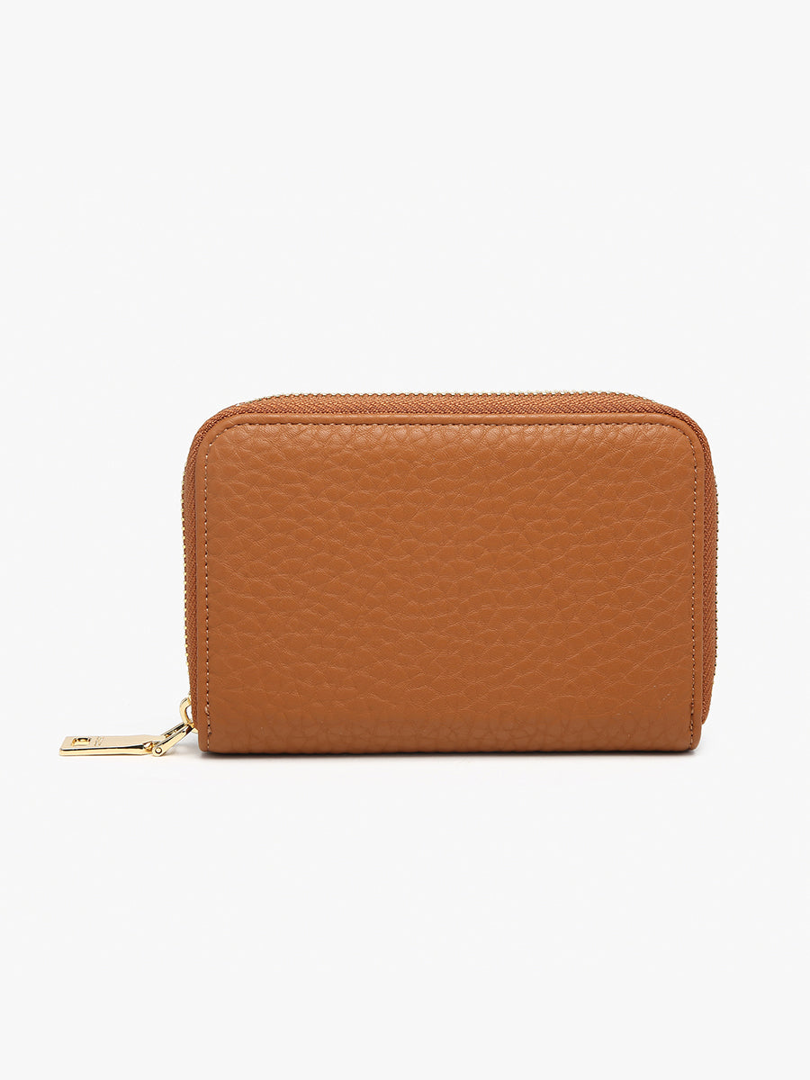Alessia Vegan Zip-Around Wallet – Jen & Co.