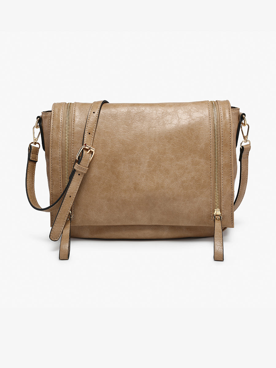 Foster Vegan Distressed Crossbody – Jen & Co.