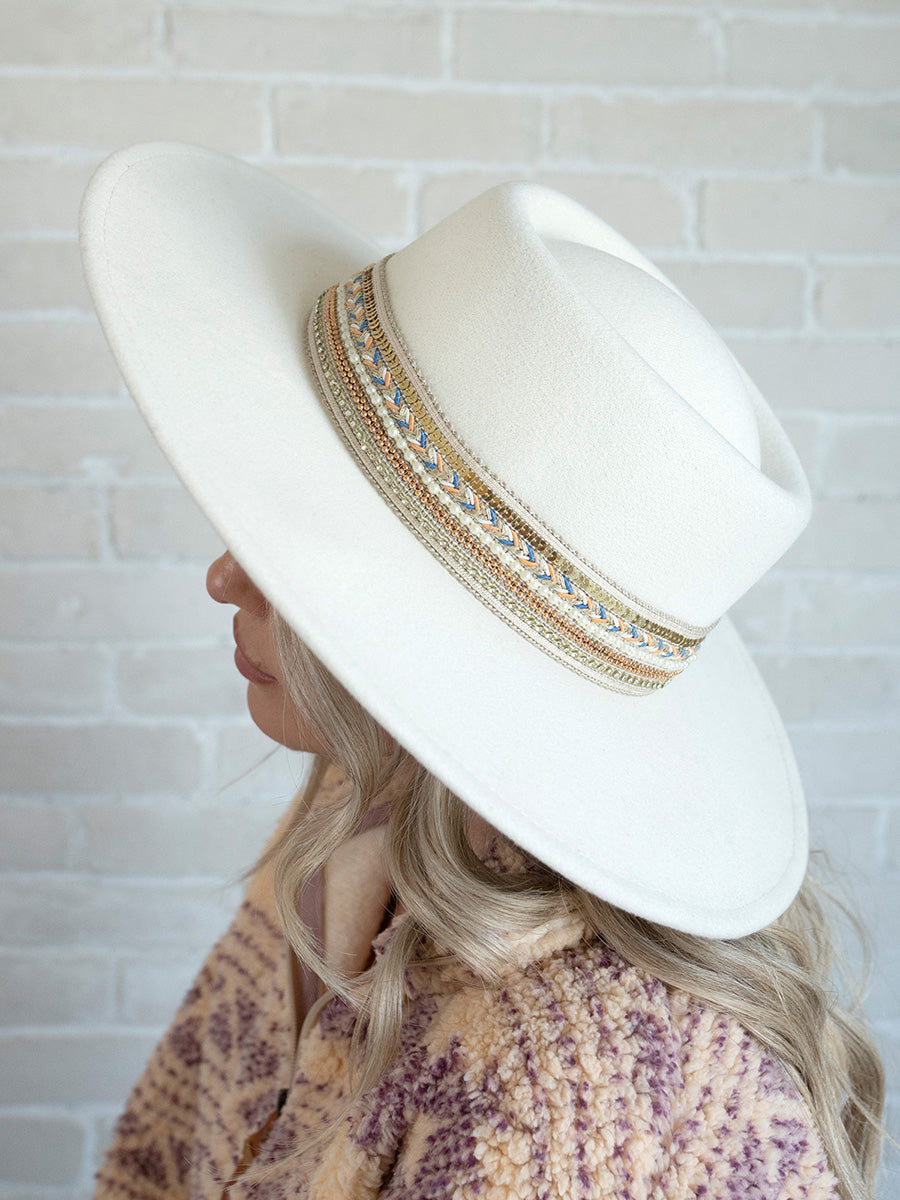 Blaze Fedora - Jen & Co. vegan handbag
