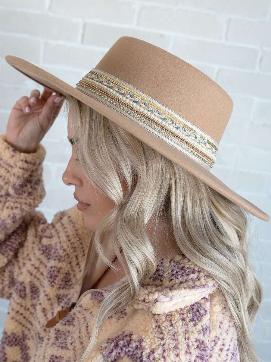 Blaze Fedora - Jen & Co. vegan handbag