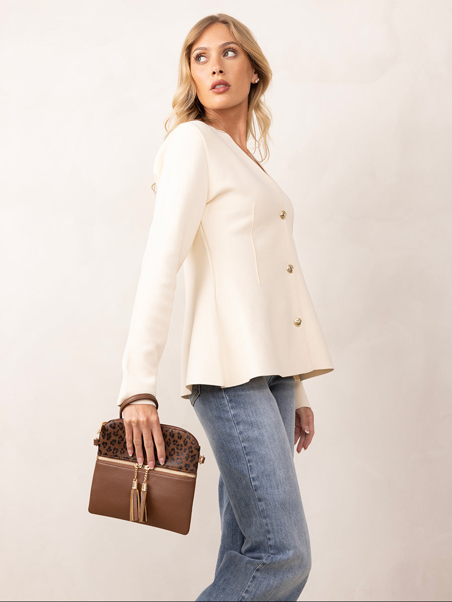 Tara Corduroy Crossbody - Jen & Co. vegan handbag