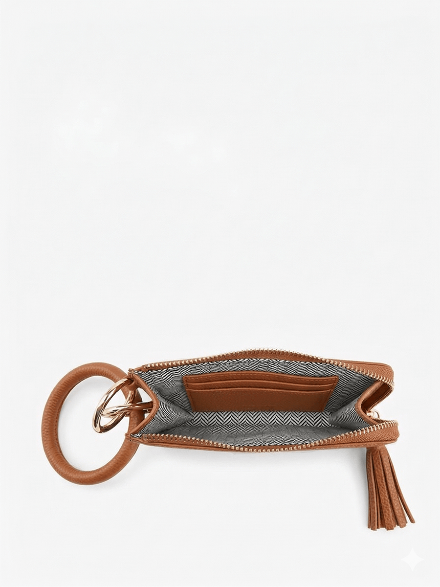 Liv Vegan Bangle Wristlet - Jen & Co. vegan handbag