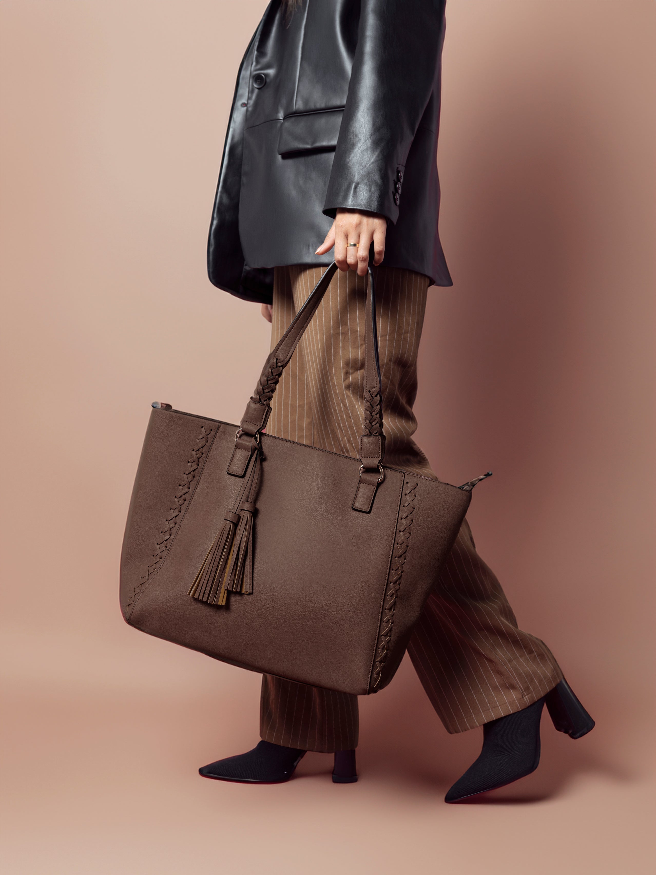 Lisa Structured Tote | Jen & Co. – Jen & Co.