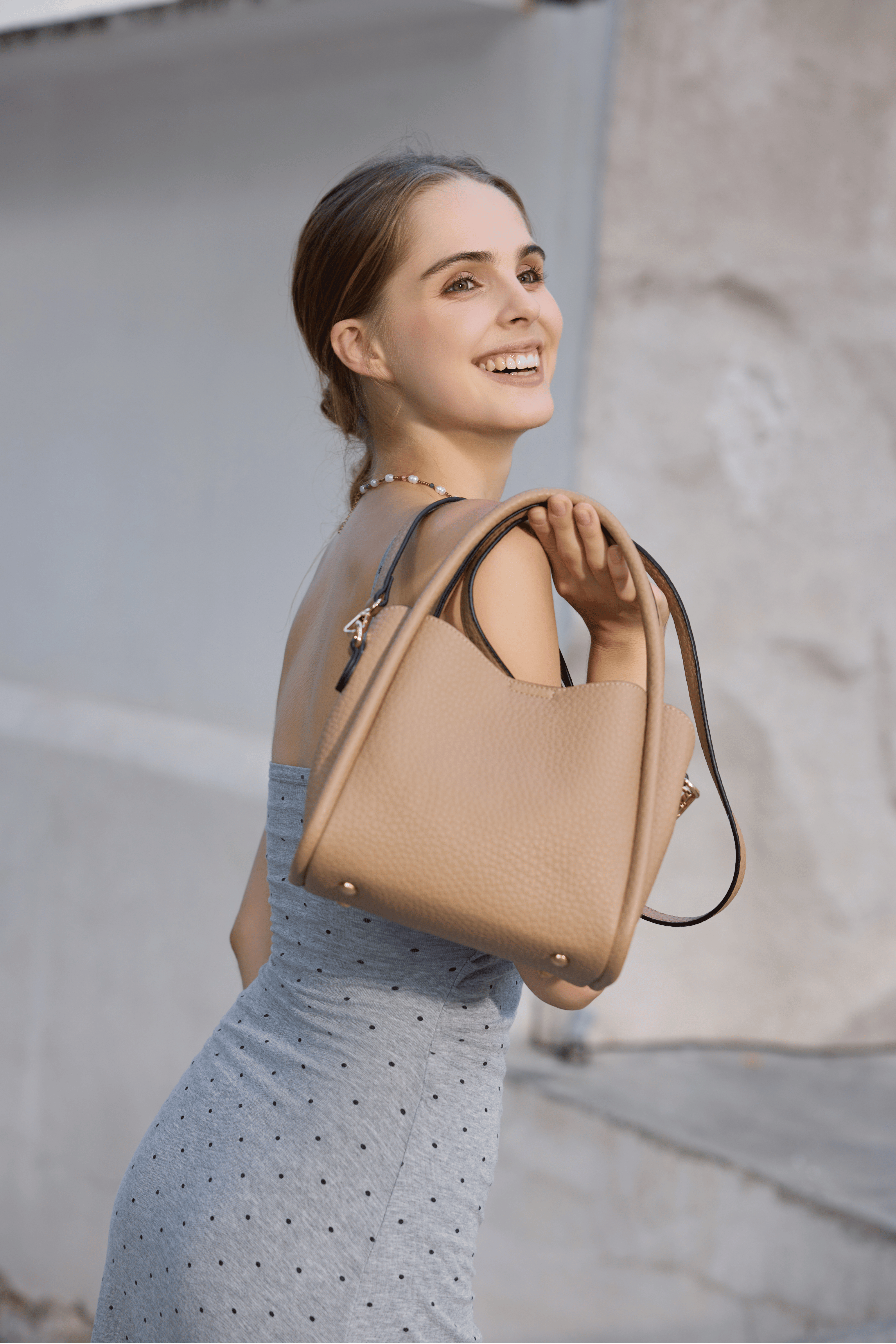 Ruby Vegan Shaped Satchel