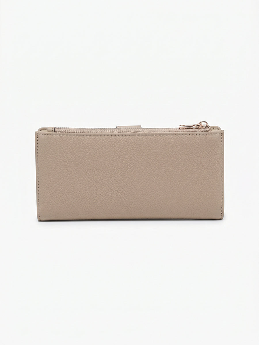 Violet Vegan Wallet back view - Jen & Co. vegan handbag