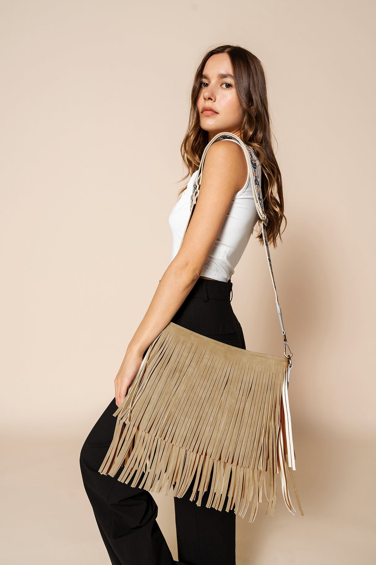 Sadie Vegan Crossbody - Jen & Co. vegan handbag