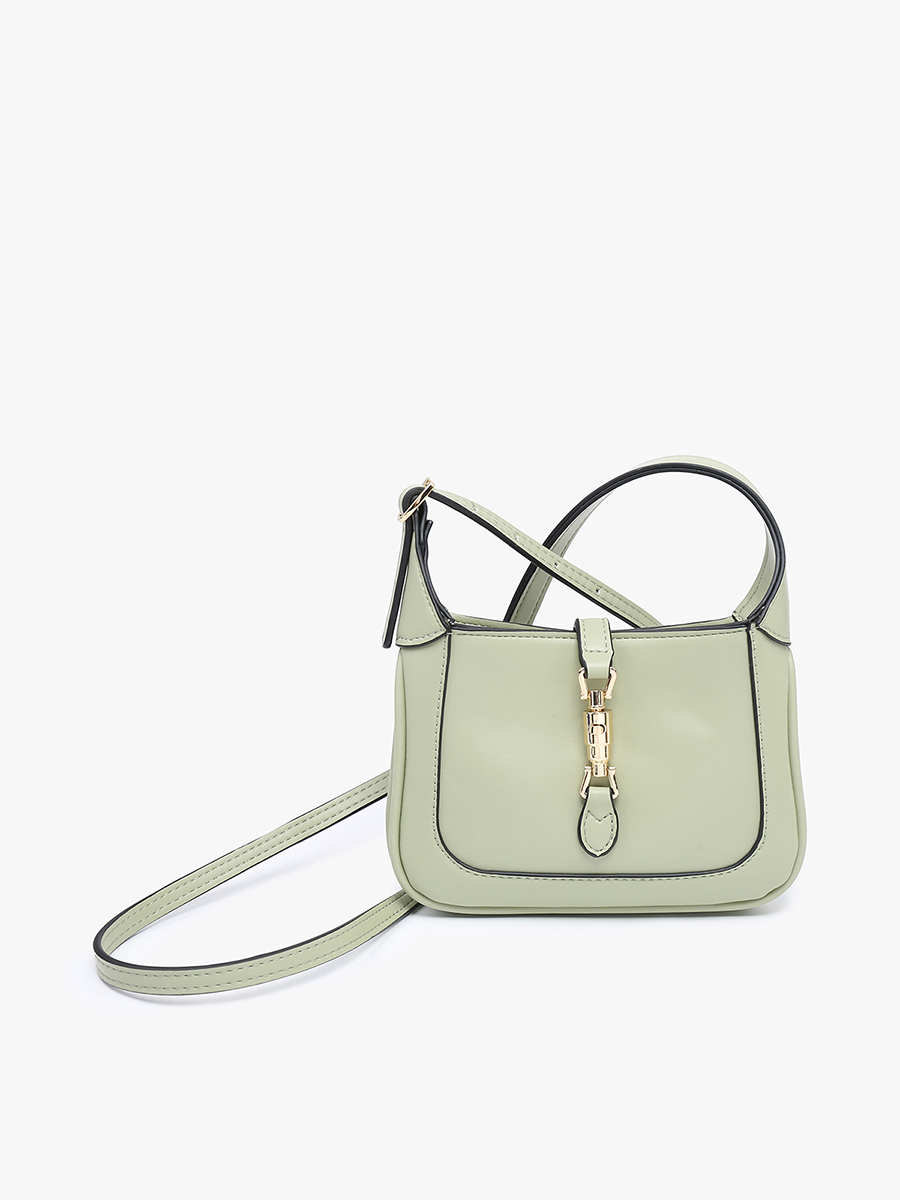 Stelliana Vegan Metal Lock Crossbody