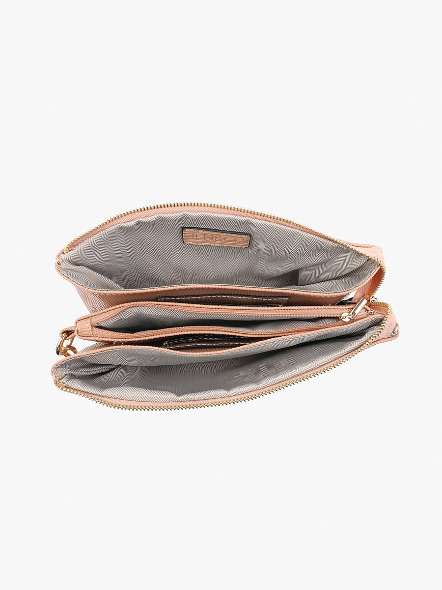 Izzy Vegan Textured Crossbody - Jen & Co. vegan handbag
