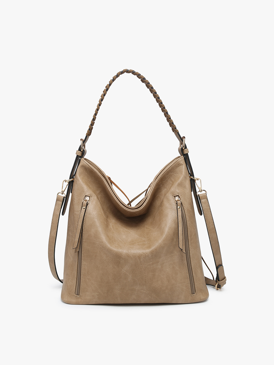 Sav Vegan Fringe Hobo - Jen & Co. vegan handbag