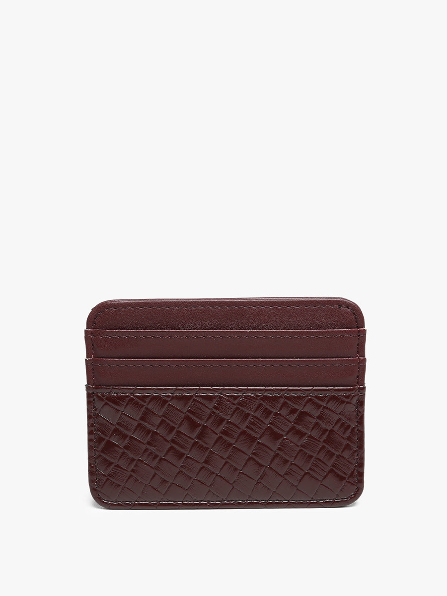 Fatima Vegan Woven Wallet - Jen & Co. vegan handbag