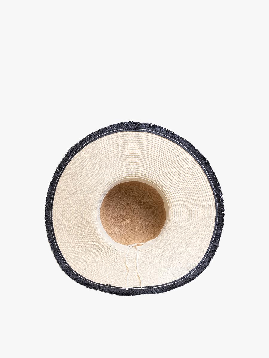 Luce Hat w/ Rope Band - Jen & Co. vegan handbag
