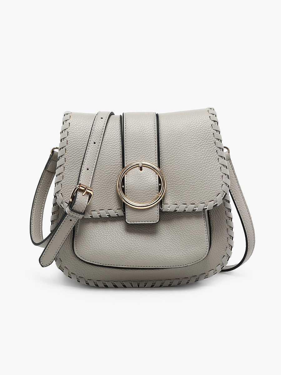 Sandra Vegan Buckle Crossbody – Jen & Co.