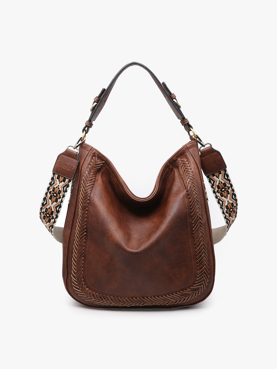 ARIS Whipstitch Guitar Strap Hobo Crossbody Bag