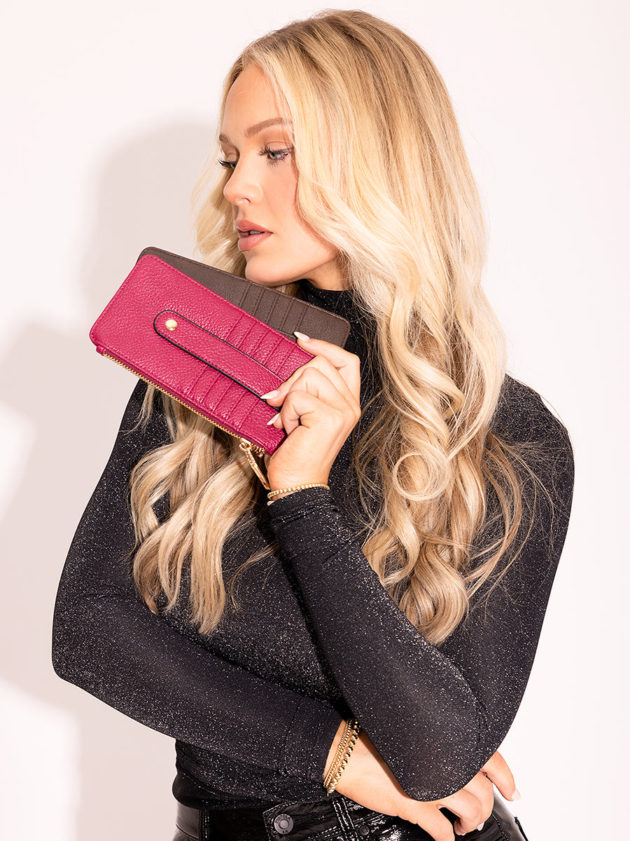 Saige Vegan Wallet - Jen & Co. vegan handbag
