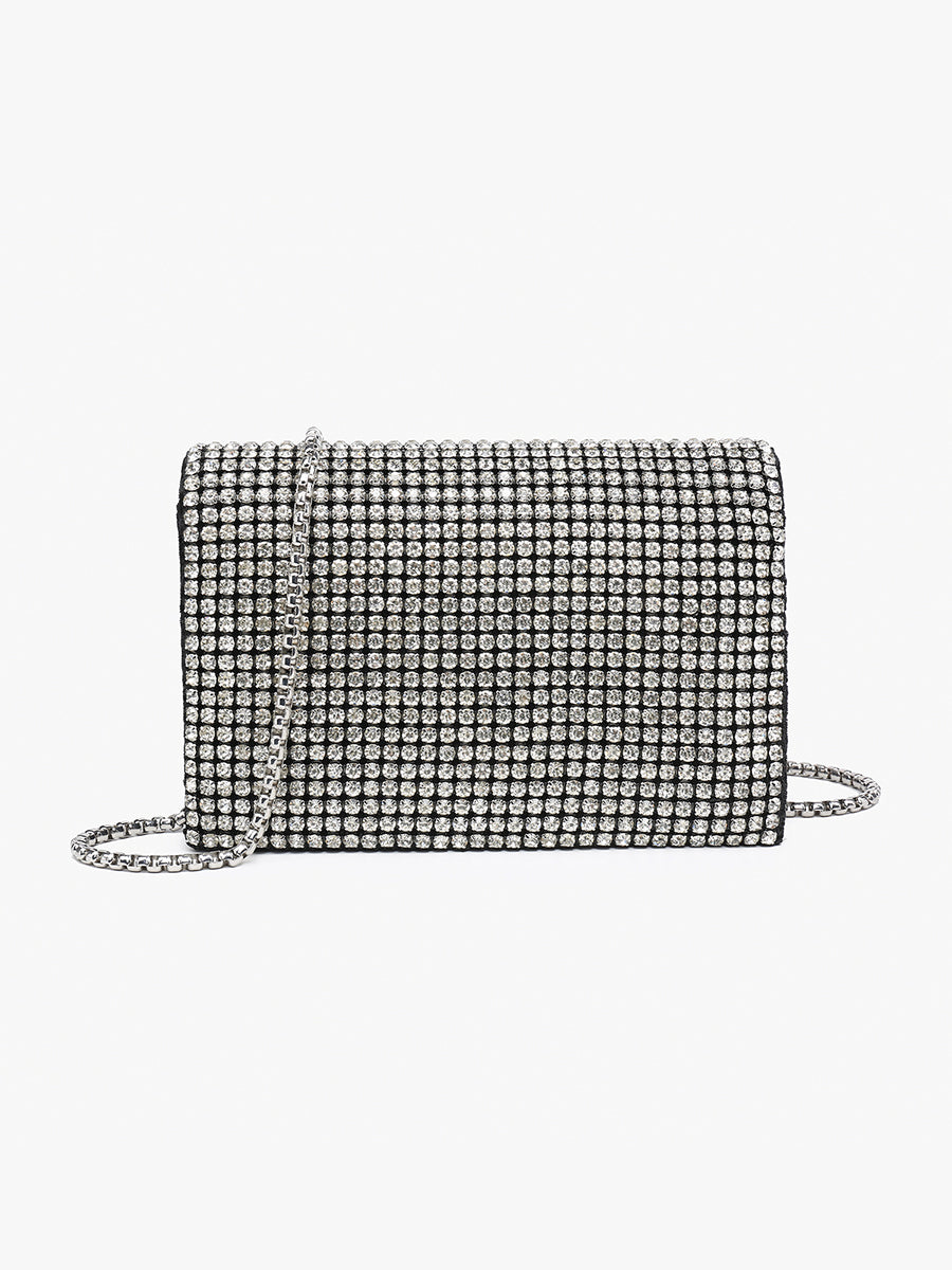 Laeticia Rhinestone Crossbody Jen Co