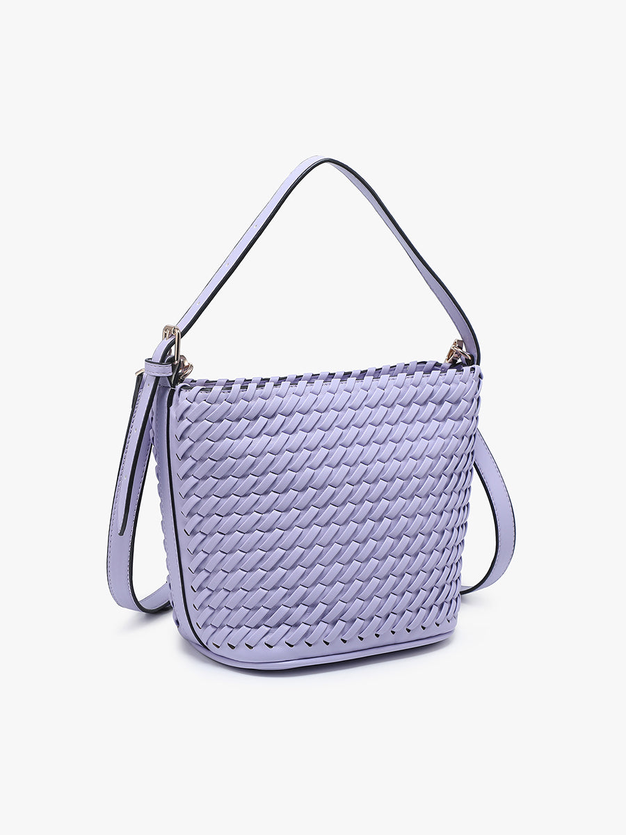 Emerson Vegan Woven Bucket Bag