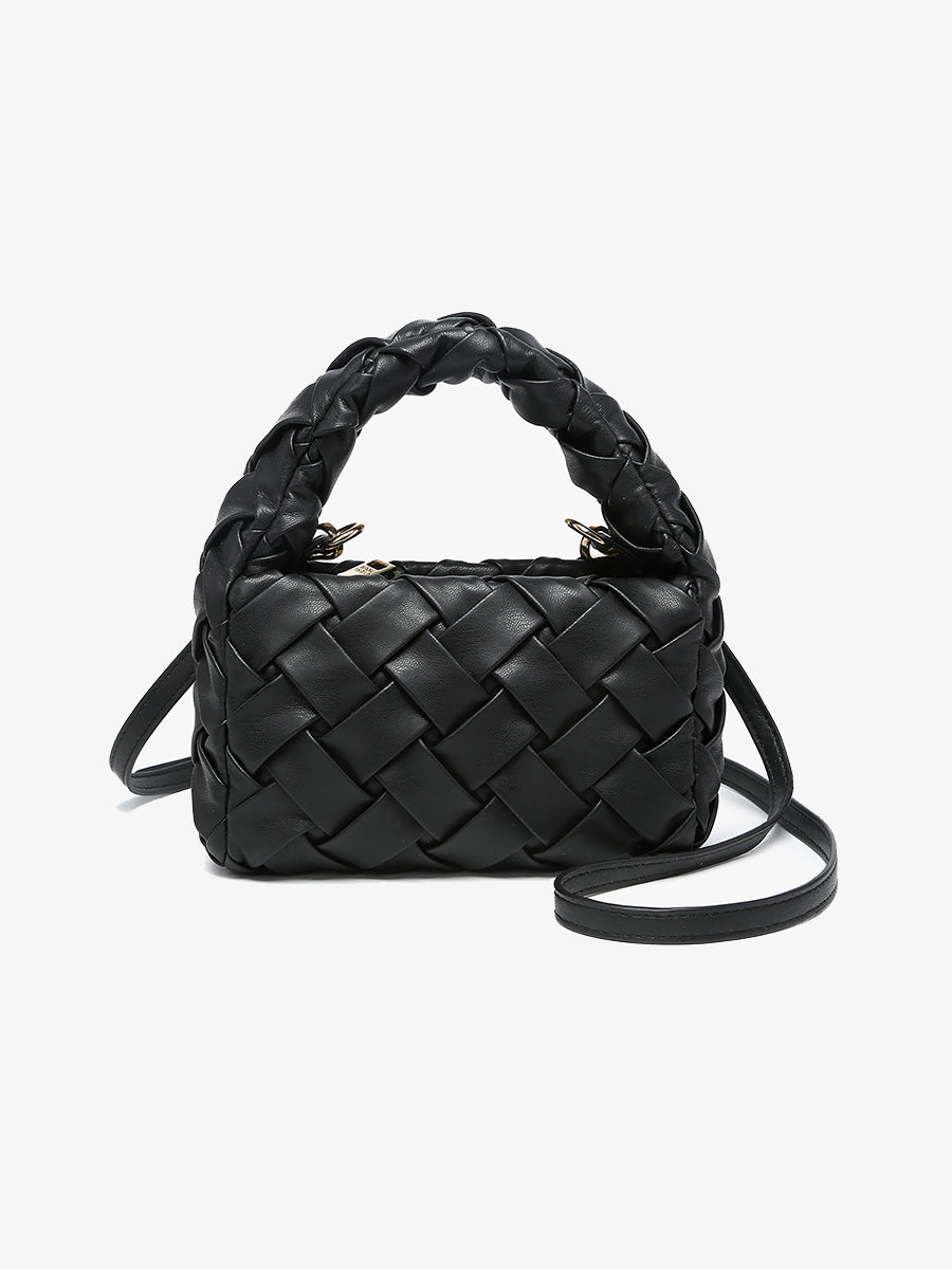 Moxie Faux Woven Mini Crossbody – Jen & Co.