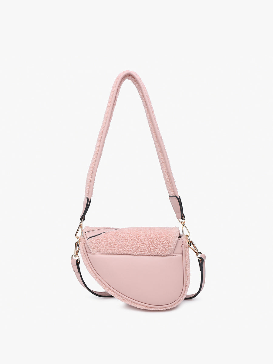 Kori Vegan Sherpa Crossbody - Jen & Co. vegan handbag