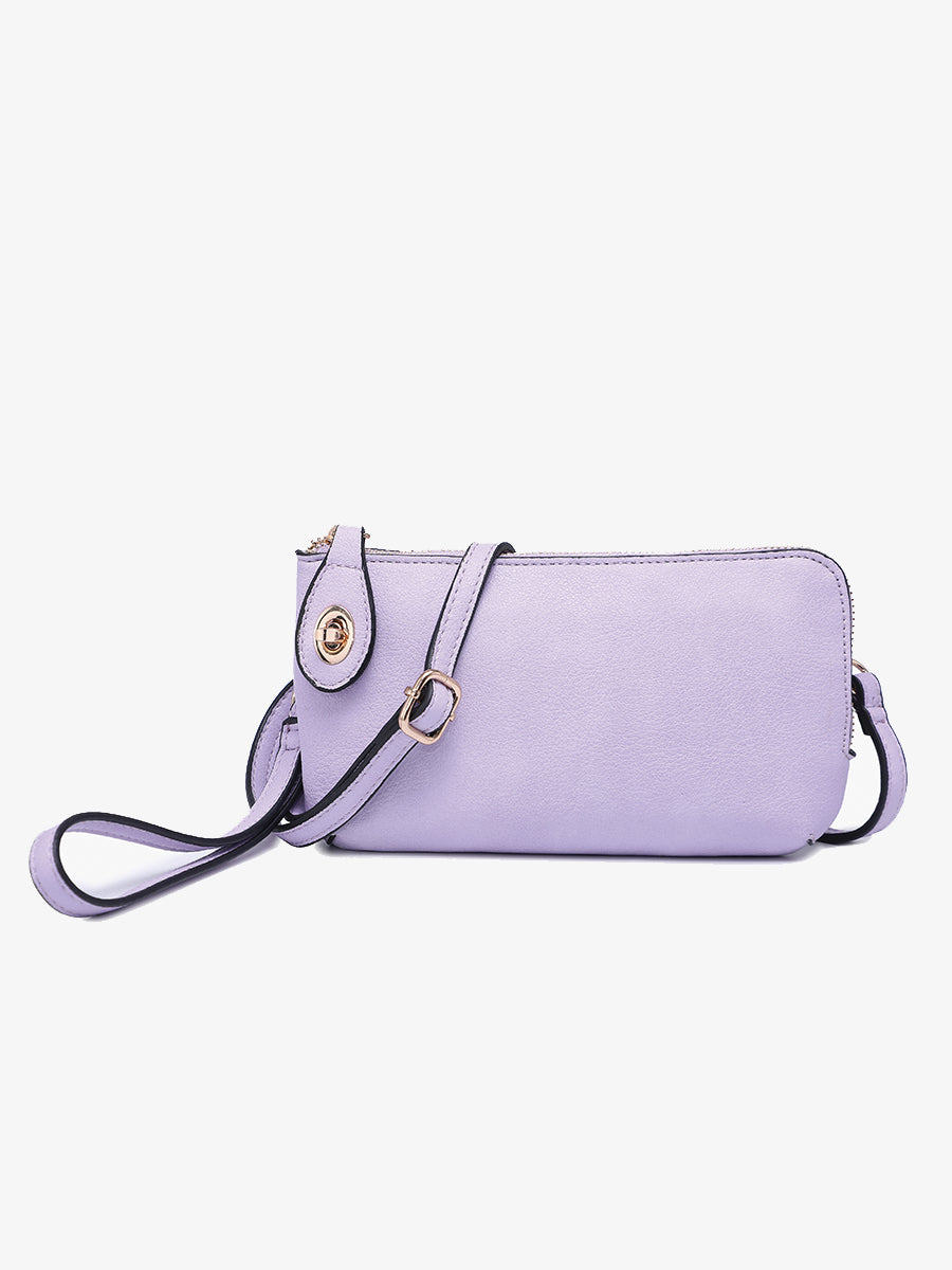 Kendall Vegan Crossbody in Petunia - Jen & Co. vegan handbag