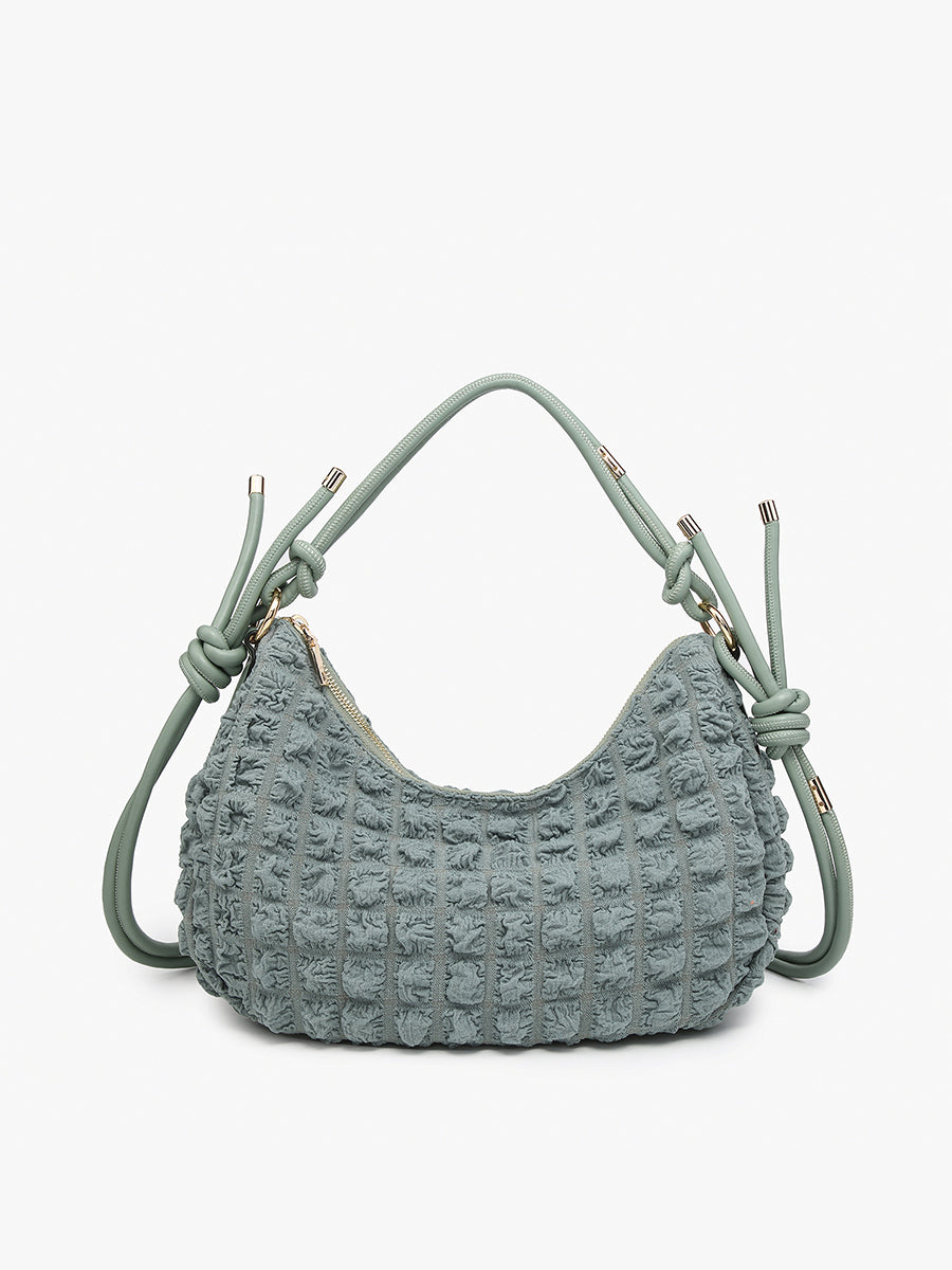Nelly Quilted Nylon Shoulder Bag
