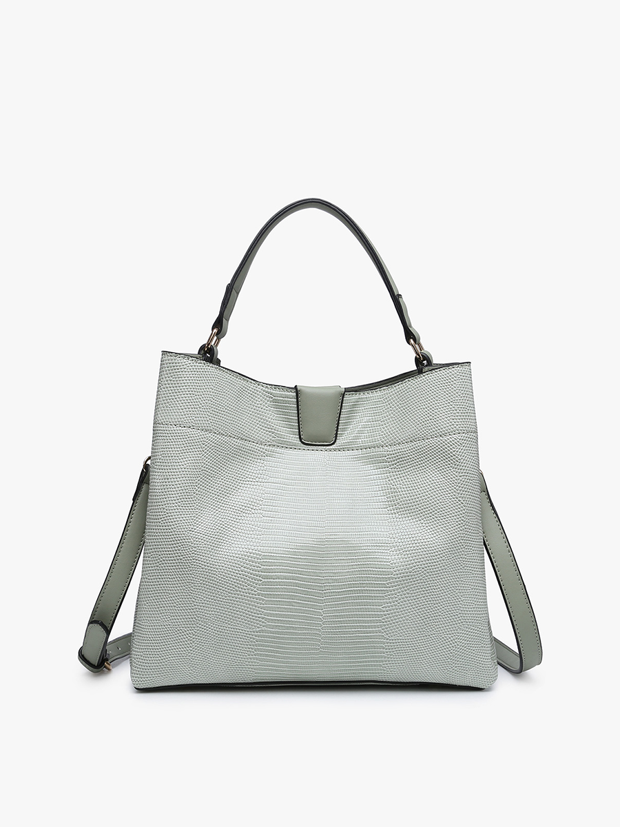 Tati Vegan Lizard Satchel