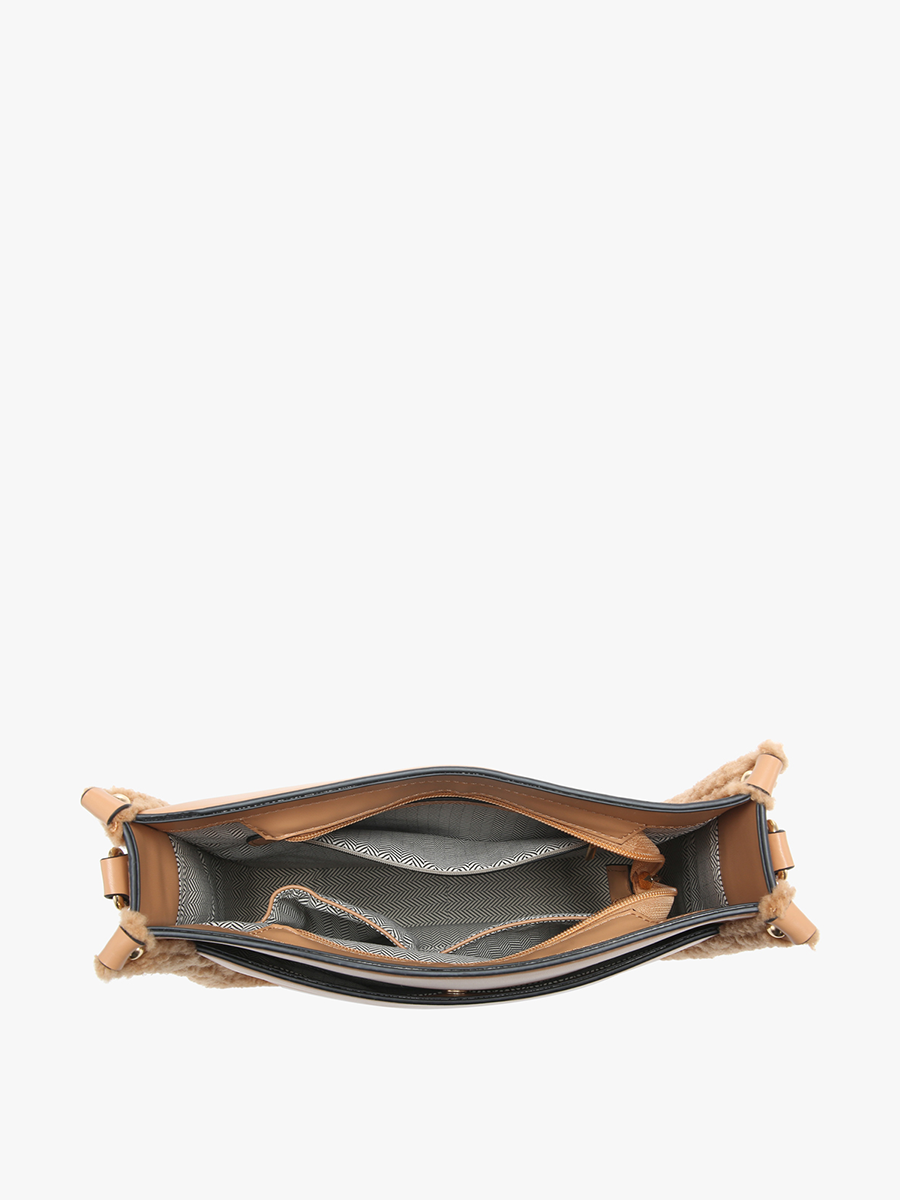 Chloe Vegan Teddy Crossbody in - Jen & Co. vegan handbag