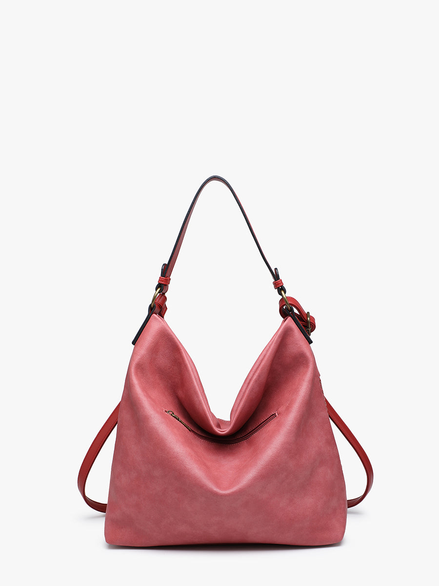 Alaya Vegan Woven Hobo - Jen & Co. vegan handbag