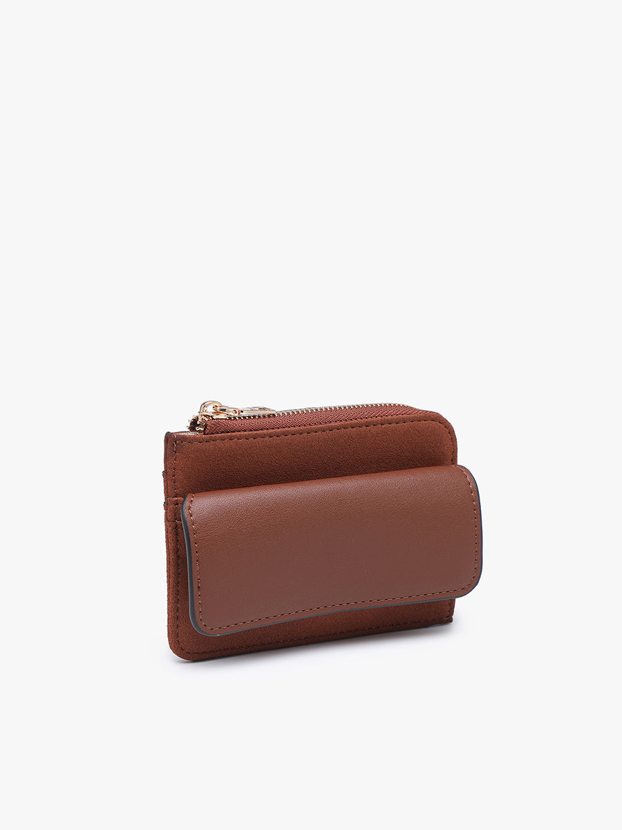 Joanna Vegan Suede Wallet - Jen & Co. vegan handbag