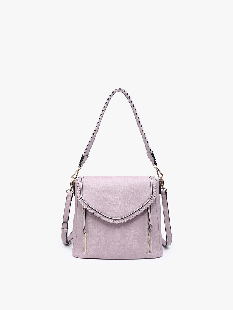 Lorelei Vegan Crossbody Lavender - Jen & Co. vegan handbag
