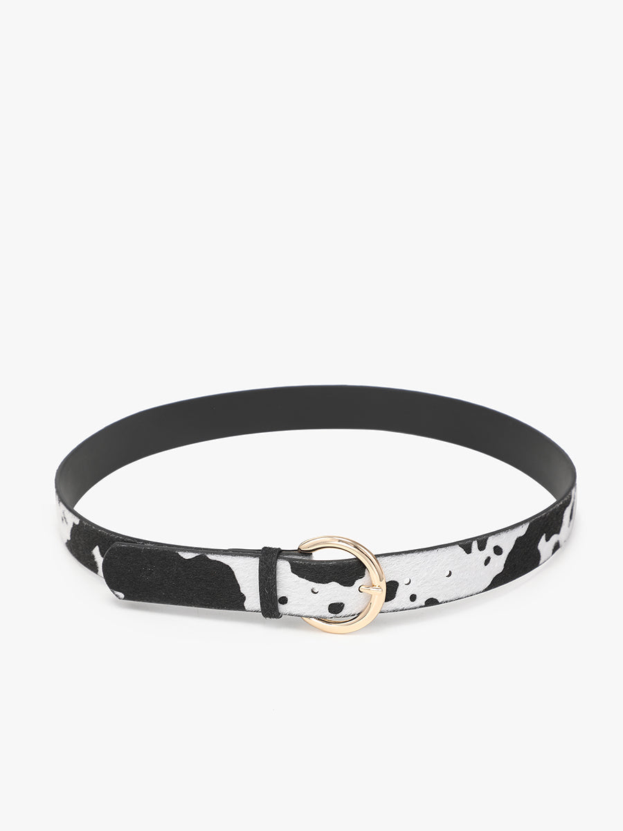 Vegan Animal Print Belt - Jen & Co. vegan handbag