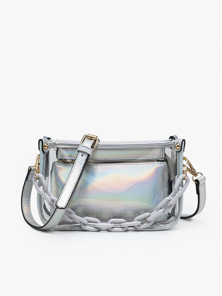 ショルダーバッグ Girls Don't Cry See You Yesterday 90sBag Joryin Women's Stadium Approved Crossbody Bag for Women, Small