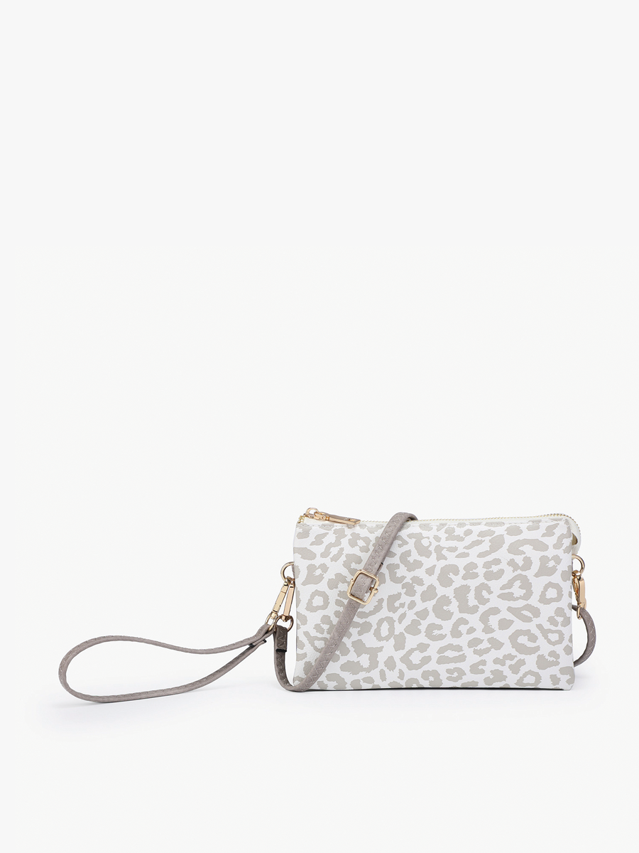 Gray Cheetah detail crossbody cheapest Bag