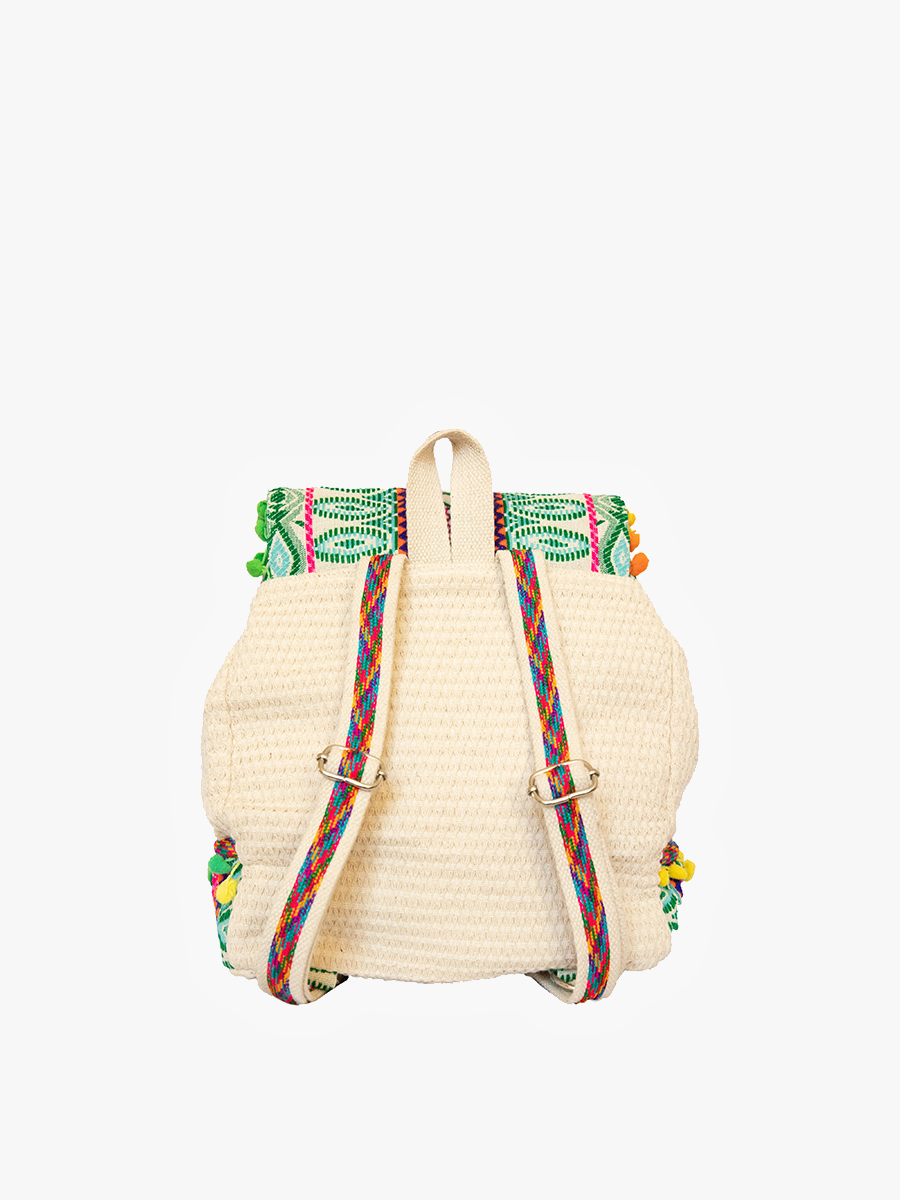 Magdelena Aztec Pattern Backpack - Jen & Co. vegan handbag