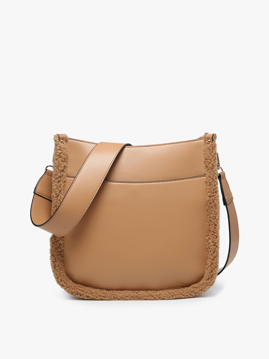 Vegan Leather Handbags | Chloe Teddy Crossbody | Jen & Co. – Jen & Co.