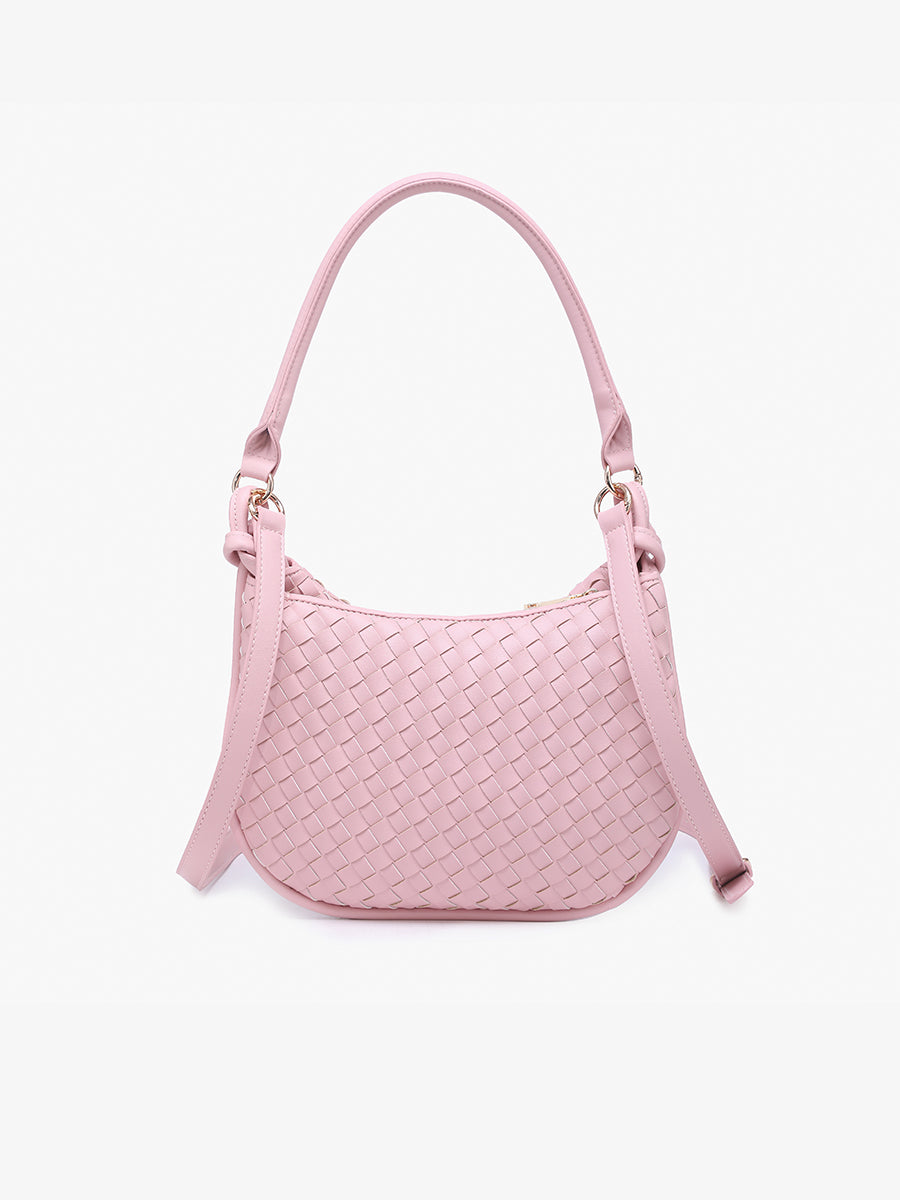 Kaylor Vegan Woven Crossbody - Jen & Co. vegan handbag