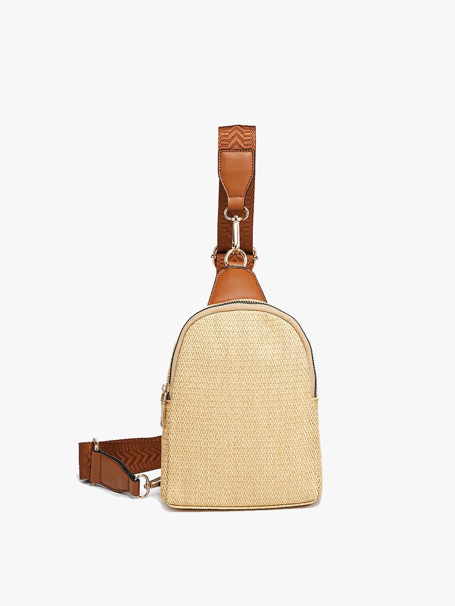 Ellen Vegan Micro Straw Sling