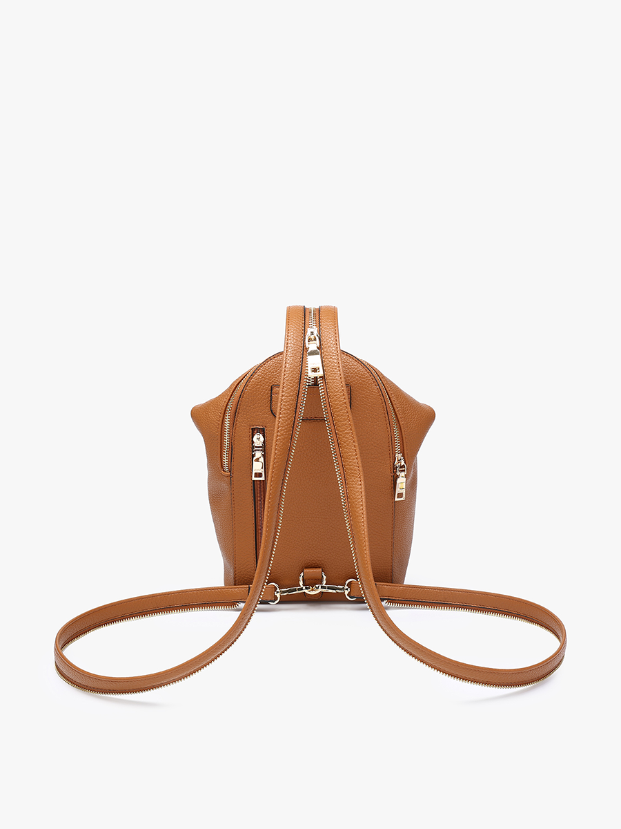 Linnette Vegan Foldover Backpack - Jen & Co. vegan handbag