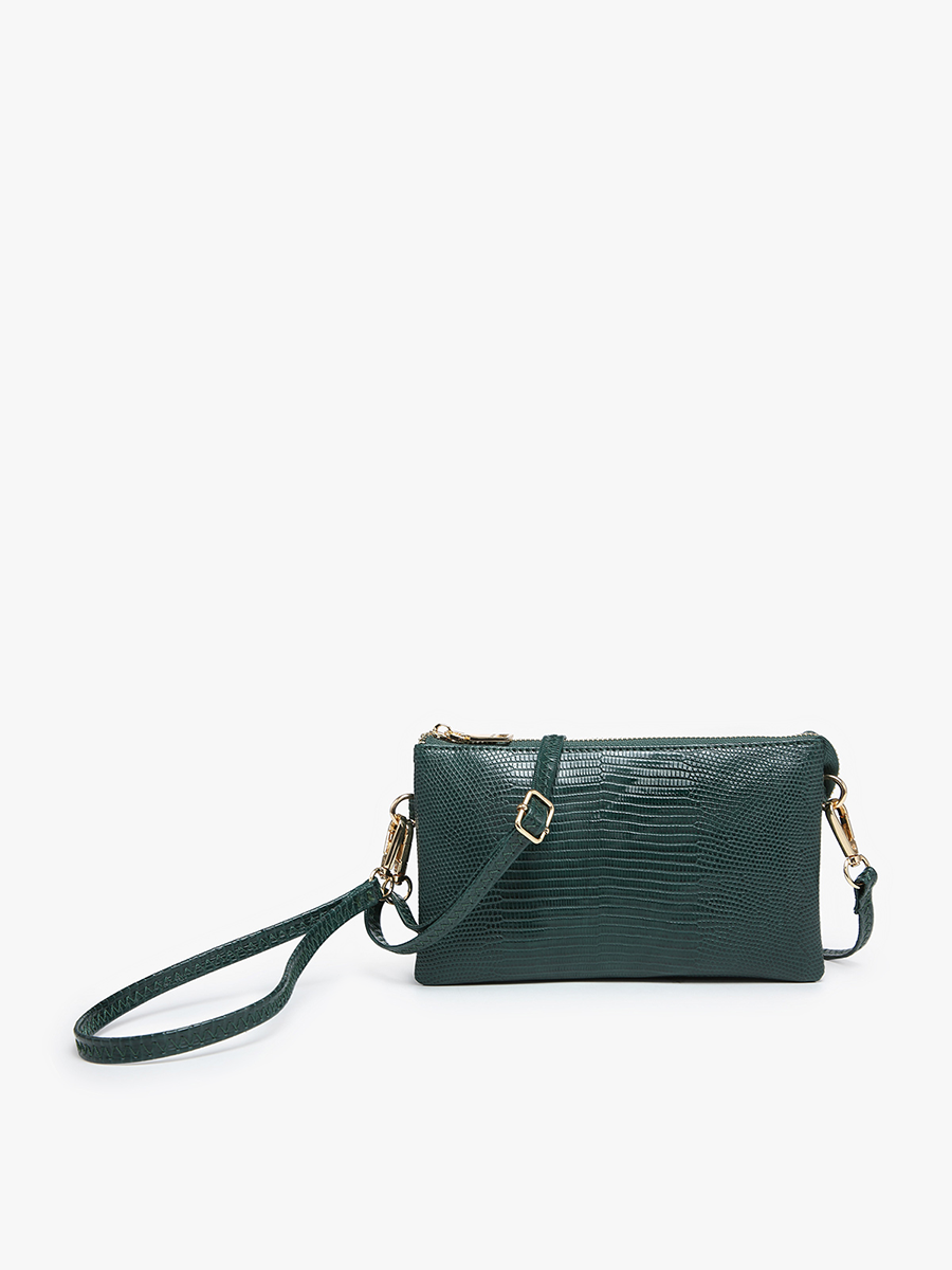 Riley Vegan Lizard Crossbody