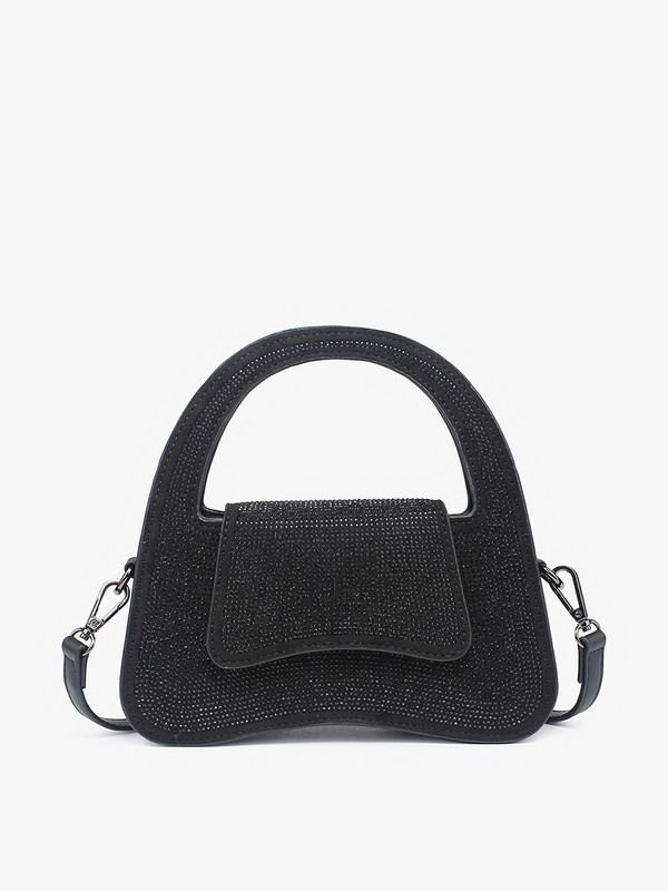ショルダーバッグ・ポシェット Ganni Rhinestone-Embellished Braided Handle Shoulder Bag Ganni Rhinestone-embellished Braided Handle Shoulder Bag