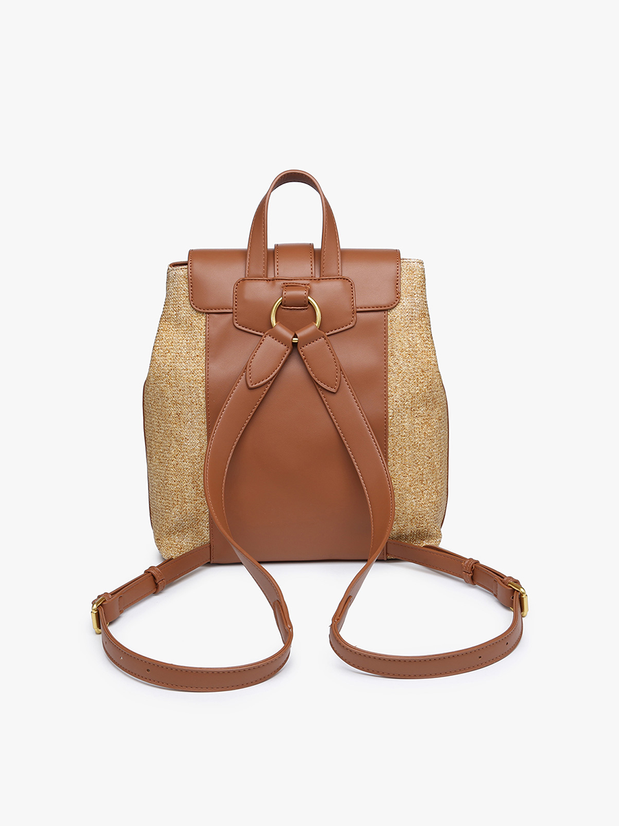 Avani Vegan Buckle Backpack - Jen & Co. vegan handbag