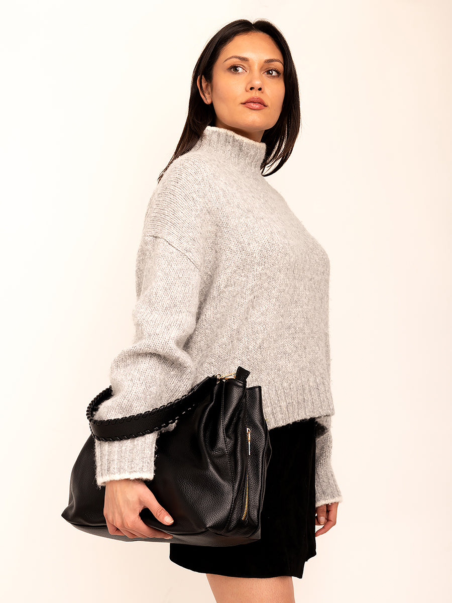 Grace Vegan Whipstitch Tote