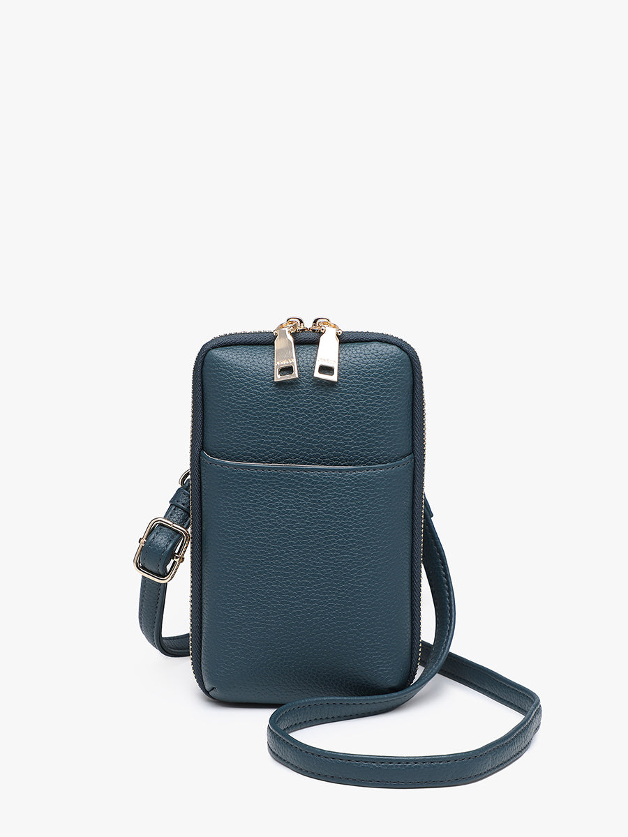 Payton Vegan Crossbody Peacock - Jen & Co. vegan handbag