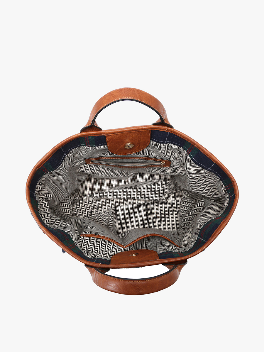 Kristina Vegan Satchel in - Jen & Co. vegan handbag