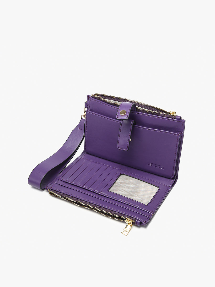 Lark Vegan Wallet/Wristlet in - Jen & Co. vegan handbag