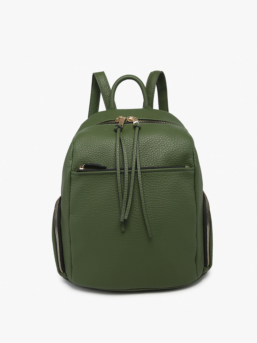 Rebecca Vegan Rounded Backpack Olive