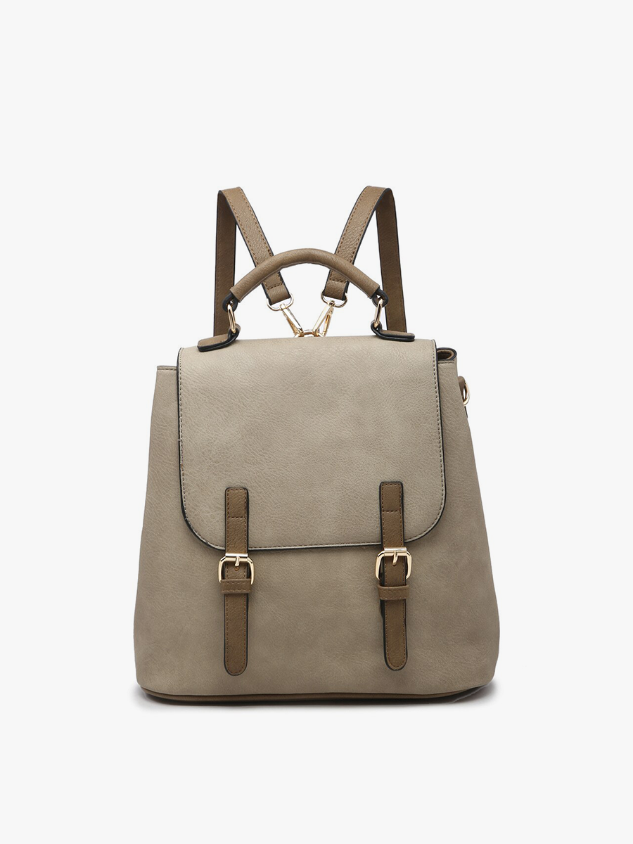 Brooks Convertible Backpack/Shoulder Bag Lt. Khaki-Khaki
