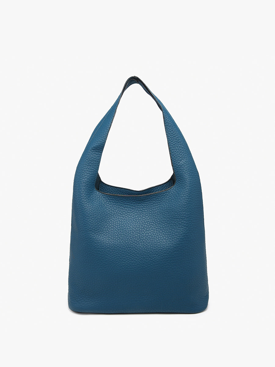 J C Shannon Classic Hobo Bag Peacock