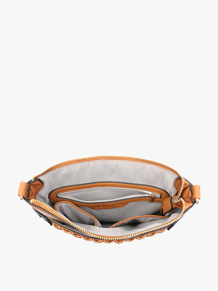 Esther Vegan Whipstitch Crossbody - Jen & Co. vegan handbag