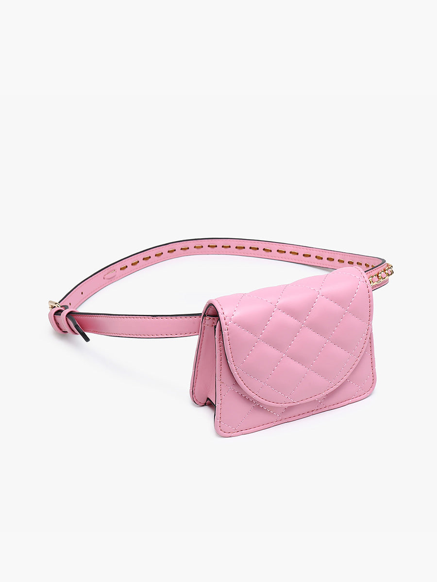 Annalee Quilted Mini Bag in - Jen & Co. vegan handbag