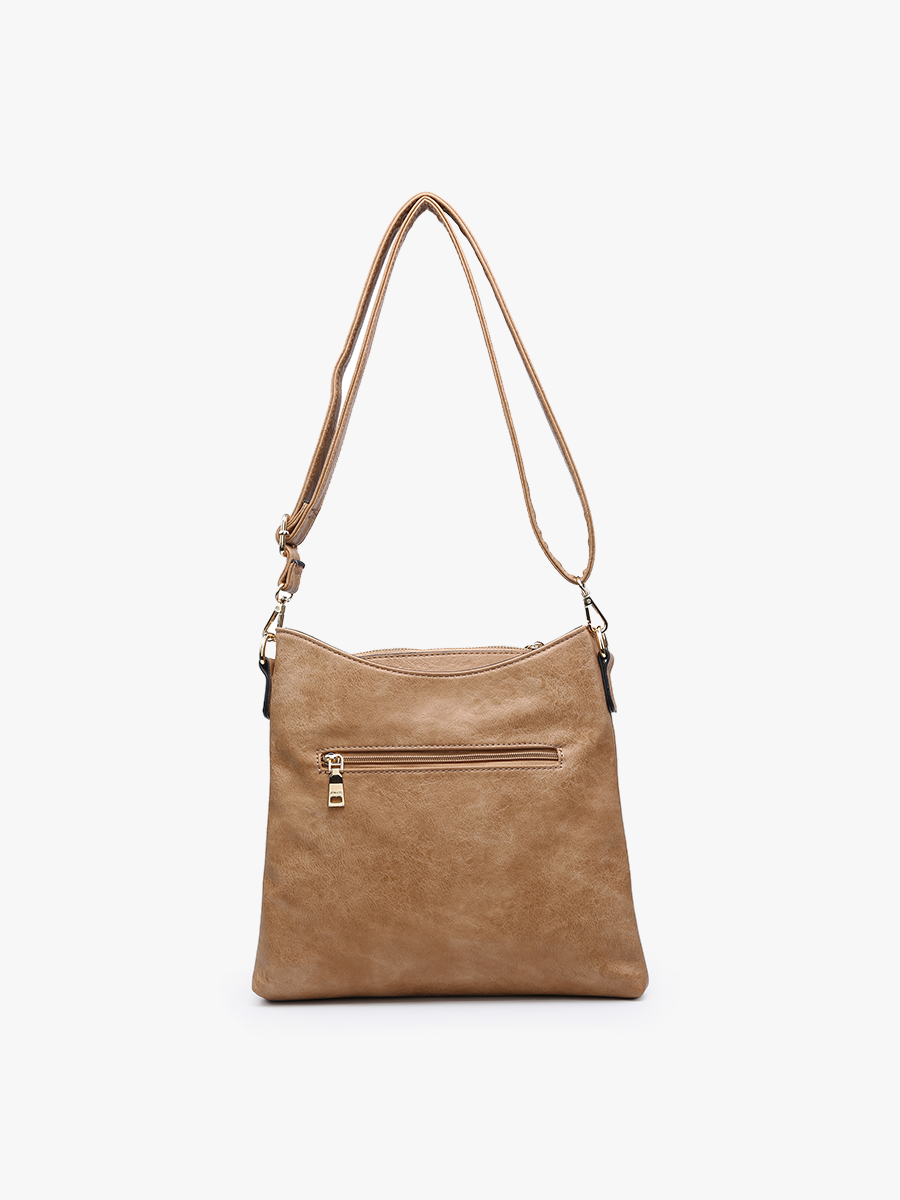 Emma Vegan Crossbody in - Jen & Co. vegan handbag